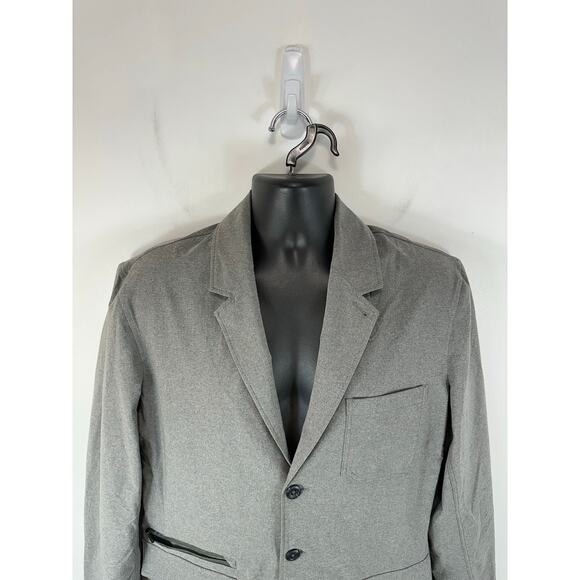 Eddie Bauer Travex Blazer Sport Coat Size 42 Light Grey Performance - Picture 8 of 10